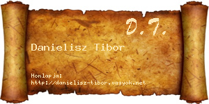 Danielisz Tibor névjegykártya
